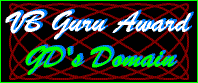 VB Guru Award